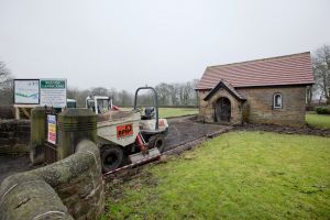 Buckle Lane chapel ground work February 18, 2011 